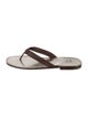 100% Capri Leather Flip Flops