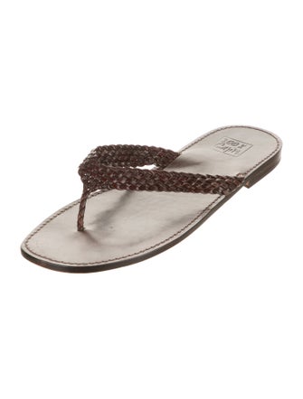 100% Capri Leather Flip Flops