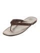 100% Capri Leather Flip Flops