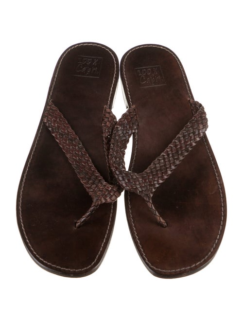 100% Capri Leather Flip Flops
