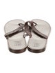 100% Capri Leather Flip Flops