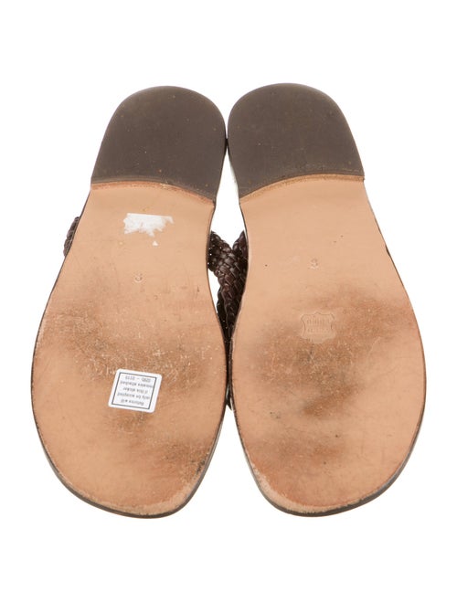 100% Capri Leather Flip Flops