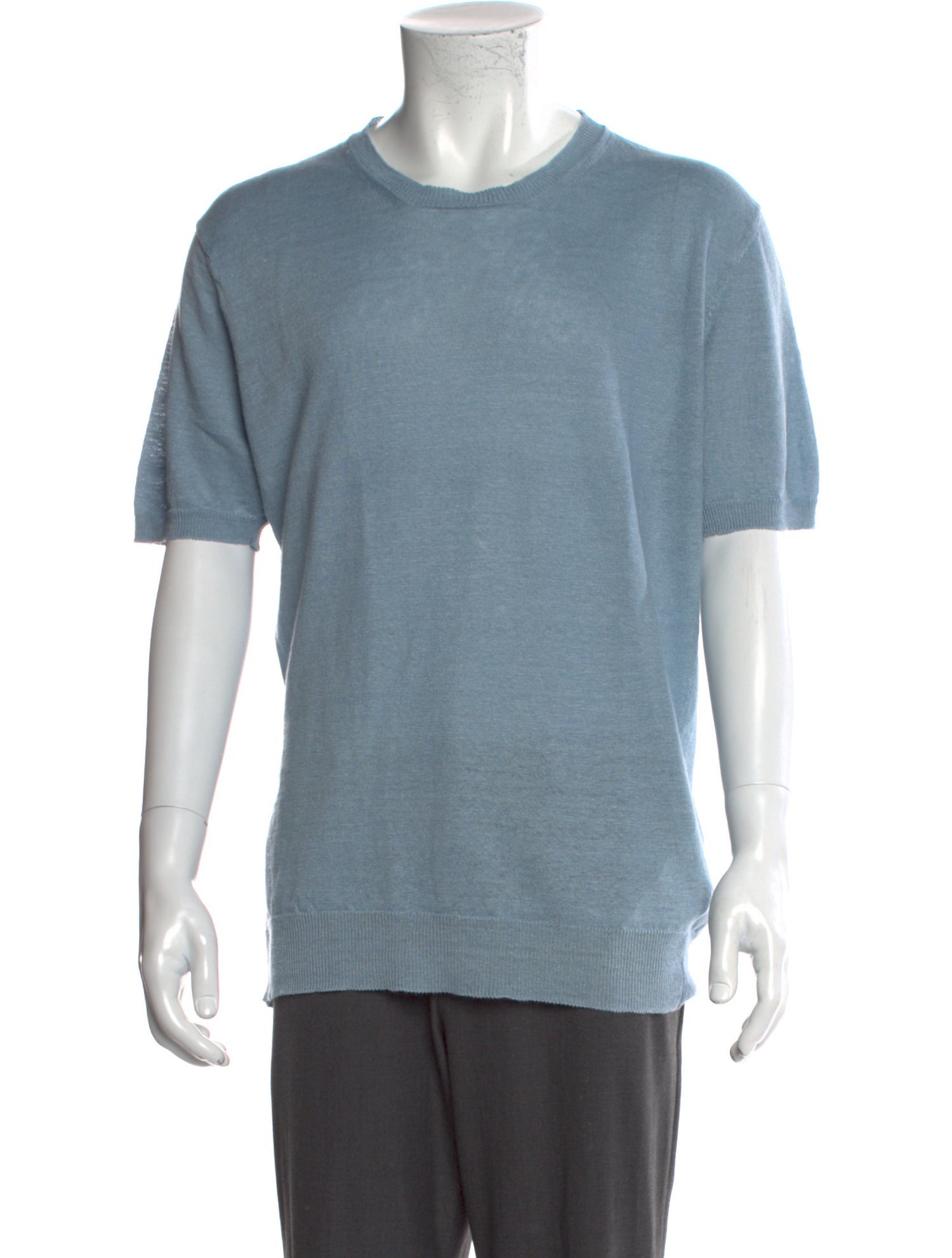 100% Capri Linen Crew Neck Pullover