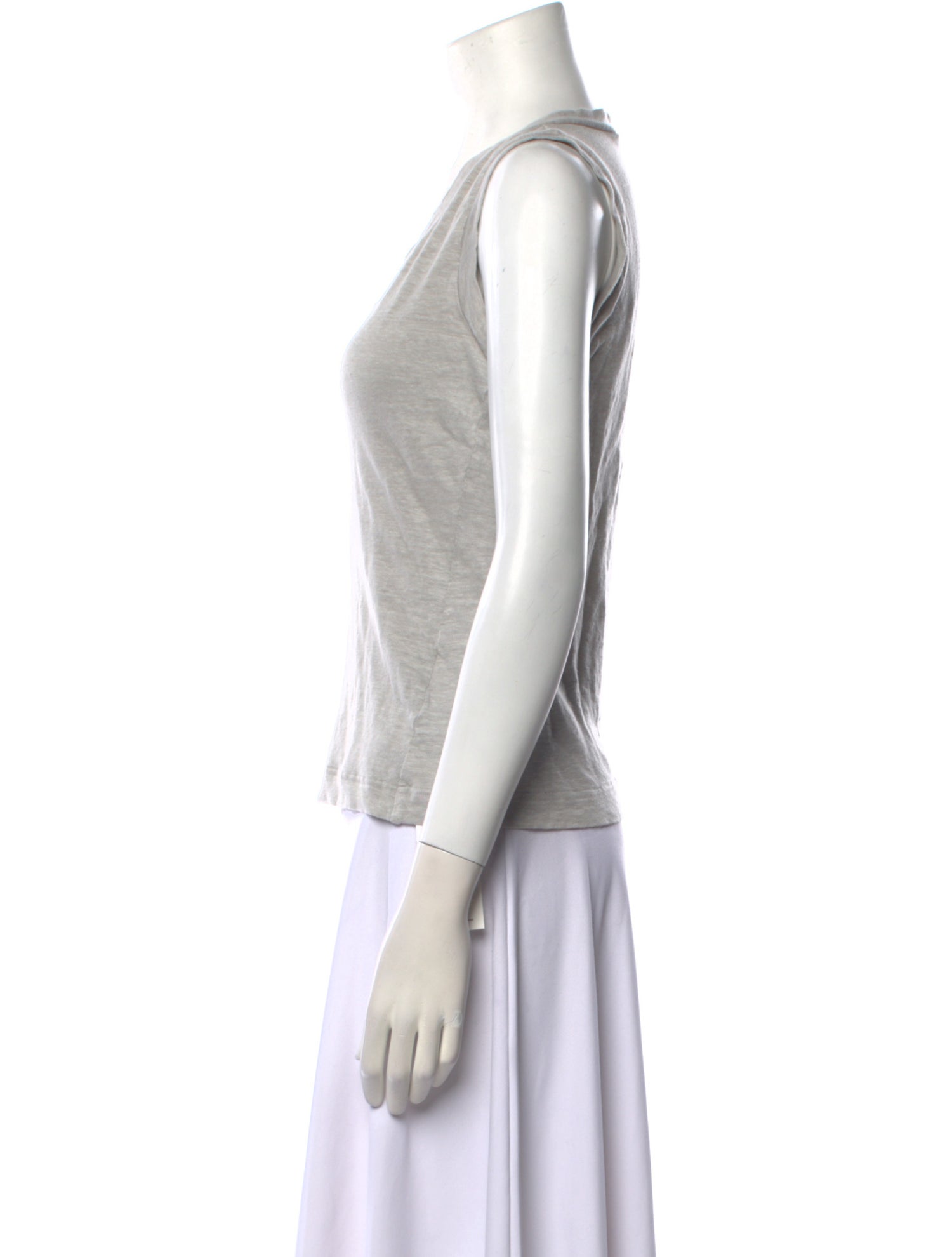 100% Capri Linen V-Neck Top