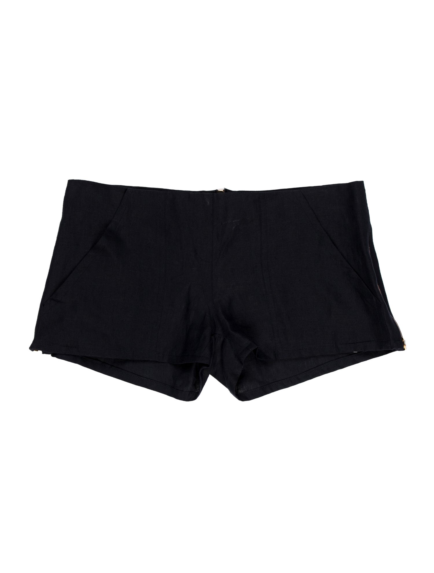 100% Capri Linen Mini Shorts