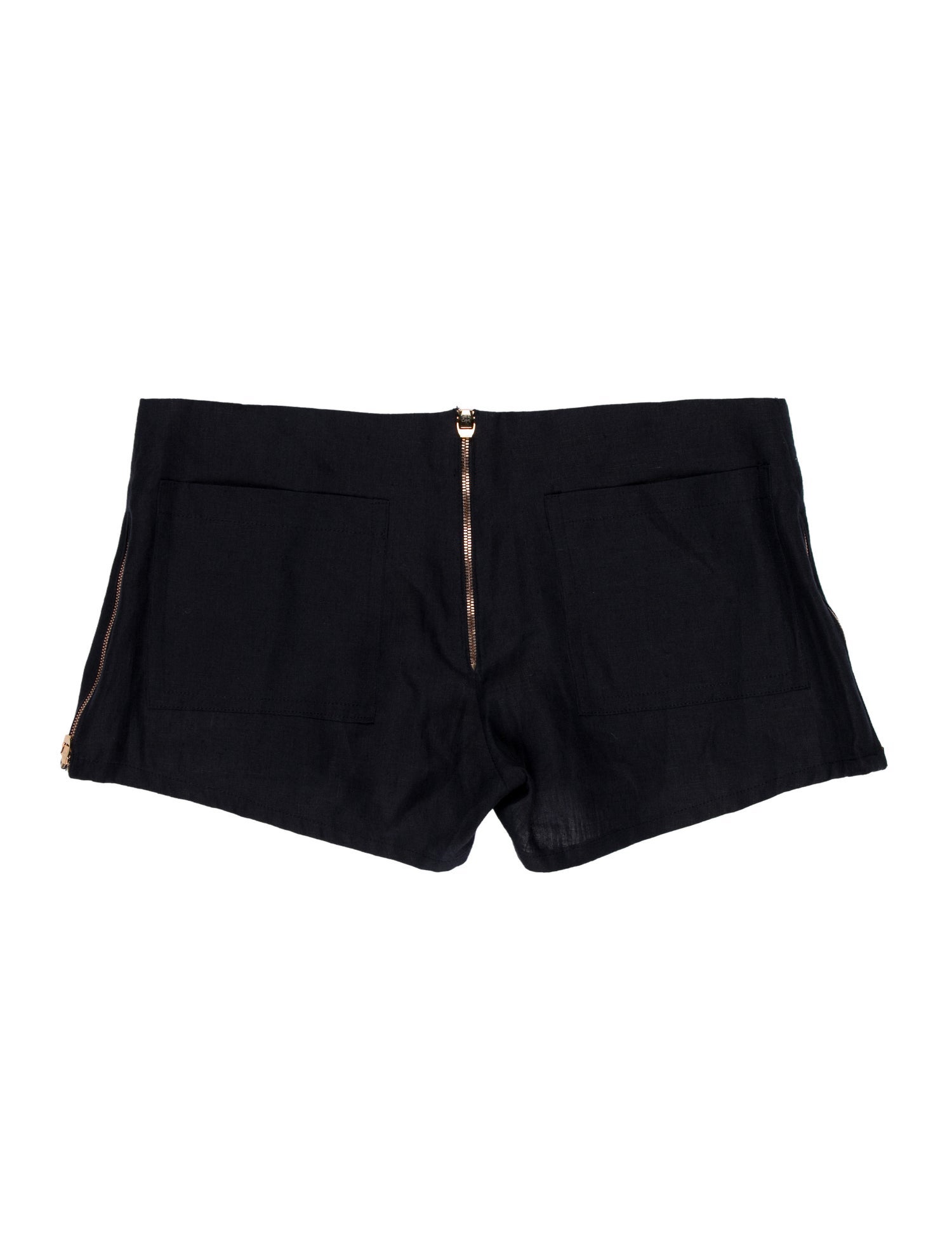 100% Capri Linen Mini Shorts