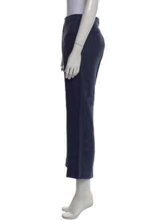 100% Capri Linen Wide Leg Pants