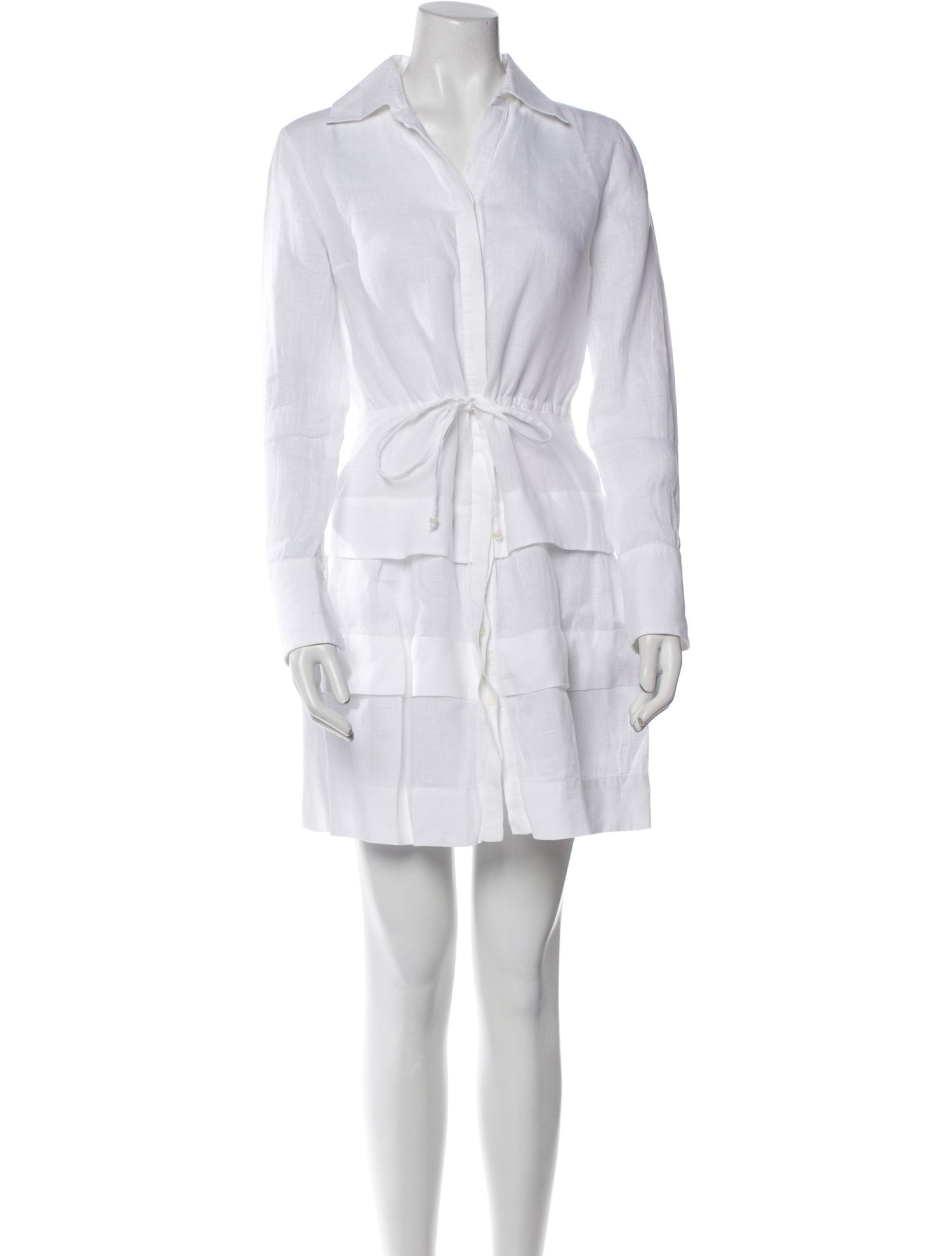 100% Capri Linen Mini Dress