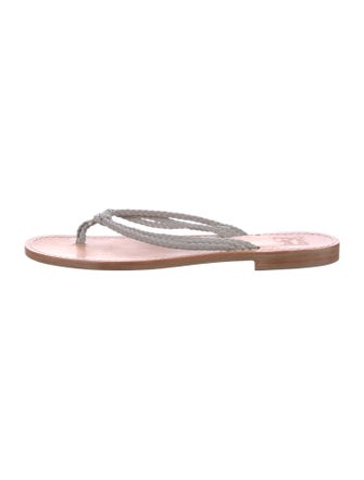 100% Capri Leather Slides