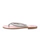 100% Capri Leather Slides