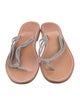 100% Capri Leather Slides