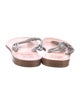 100% Capri Leather Slides
