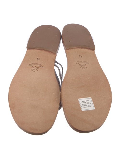 100% Capri Leather Slides