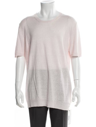100% Capri Linen Scoop Neck T-Shirt