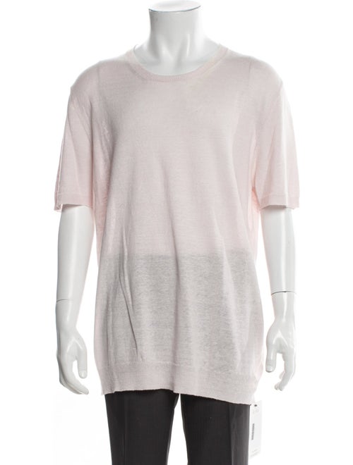 100% Capri Linen Scoop Neck T-Shirt