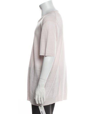 100% Capri Linen Scoop Neck T-Shirt