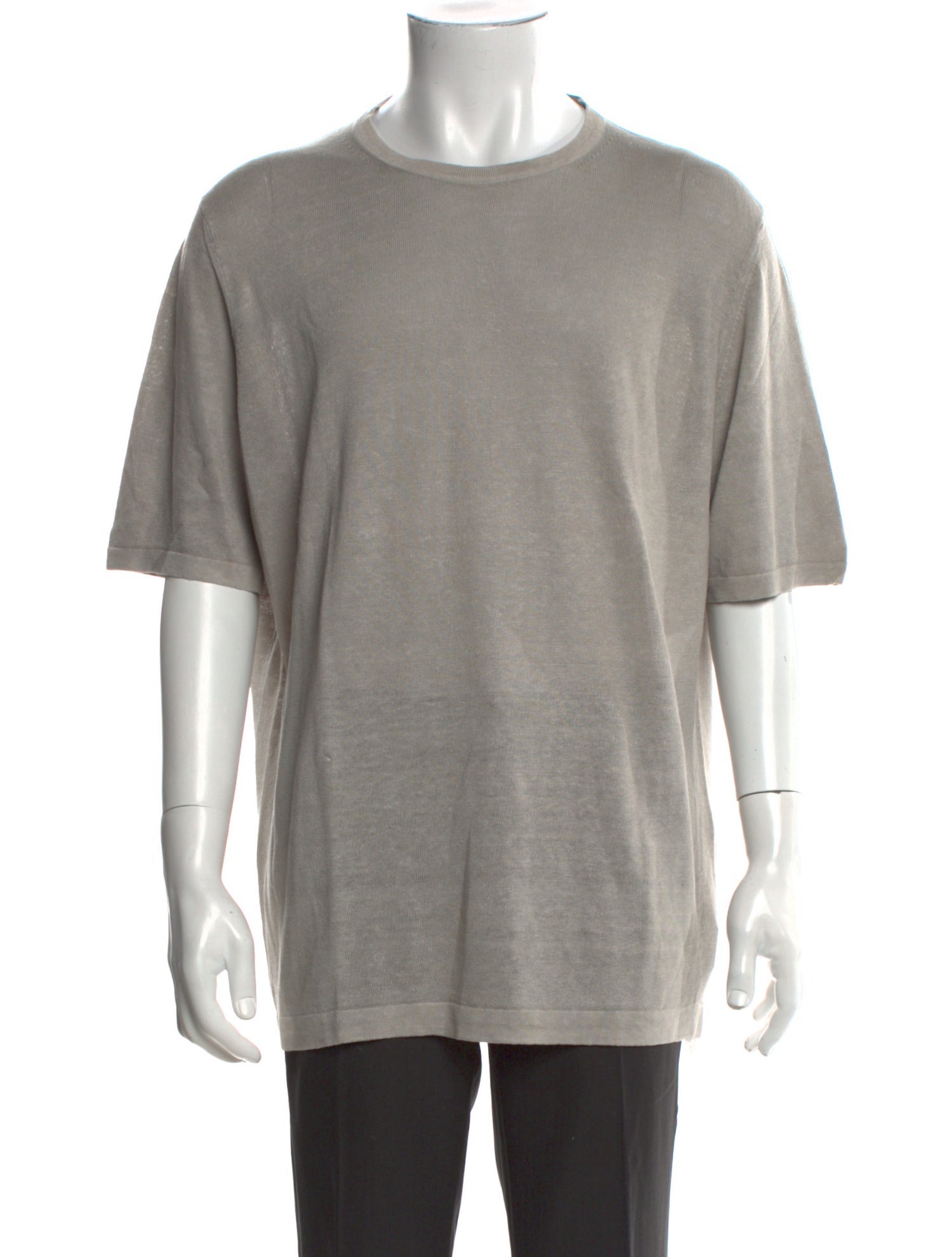 100% Capri Linen Crew Neck T-Shirt