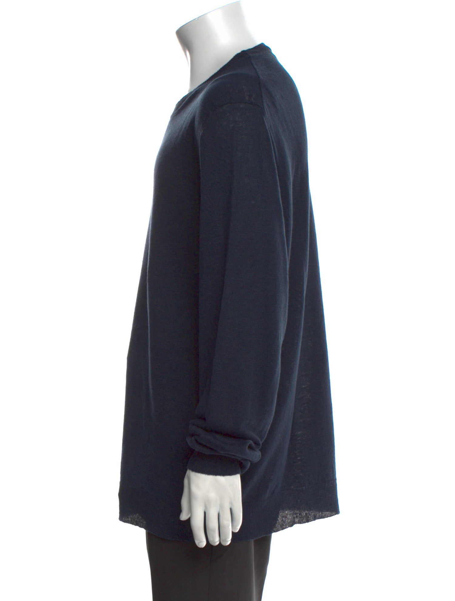 100% Capri Linen Crew Neck Polo Sweater