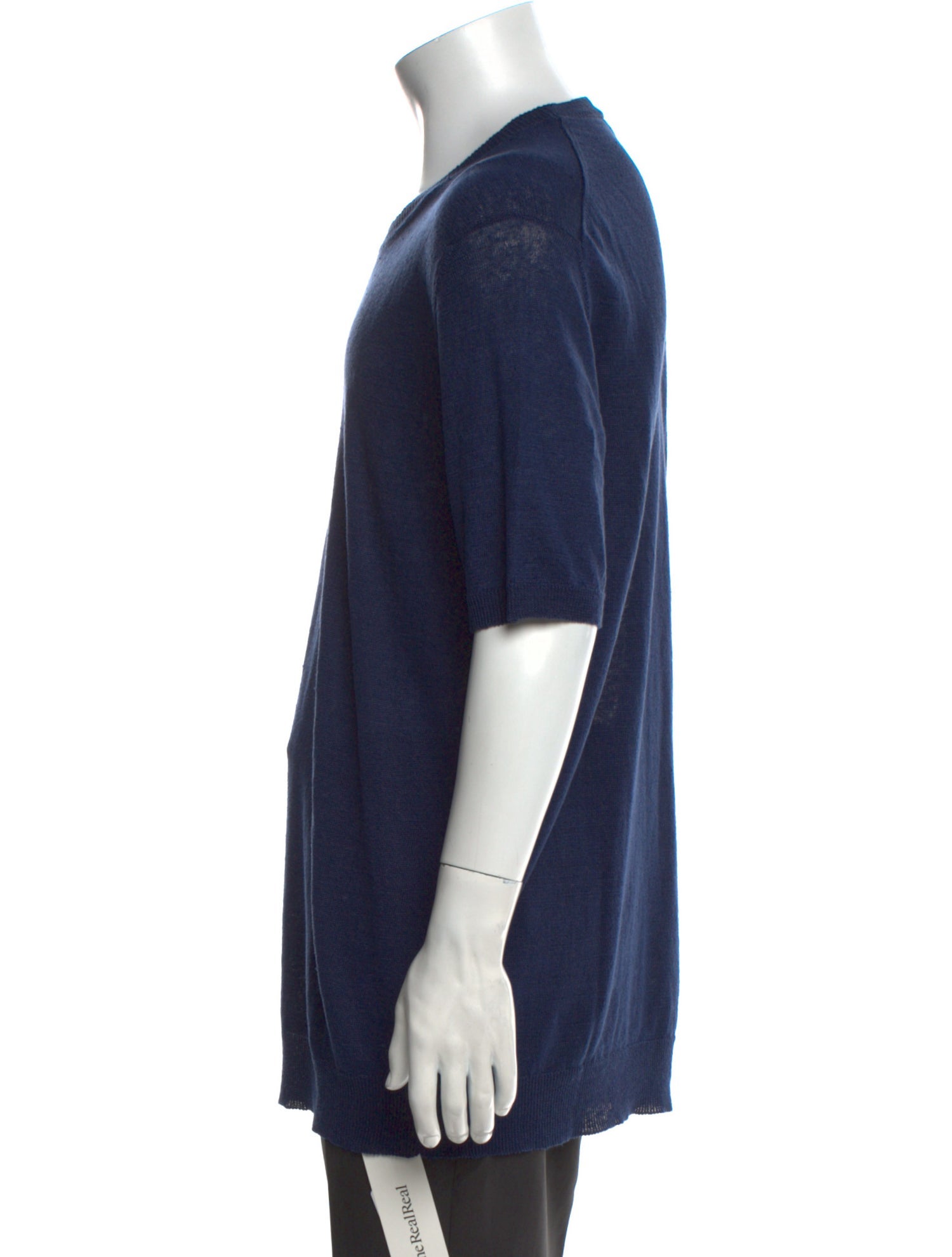 100% Capri Linen Crew Neck T-Shirt