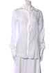 100% Capri Linen Long Sleeve Button-Up Top