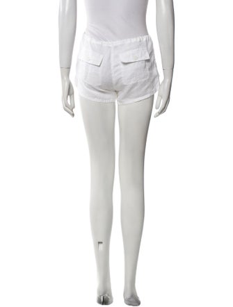 100% Capri Linen Mini Shorts