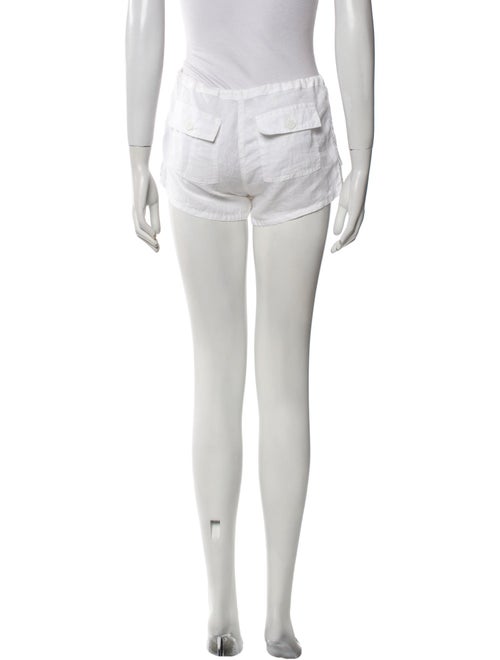 100% Capri Linen Mini Shorts