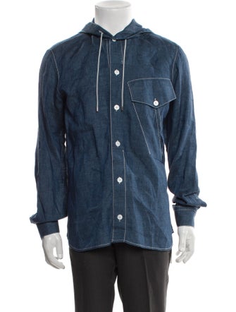 100% Capri Linen Denim Jacket