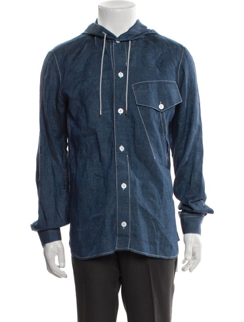 100% Capri Linen Denim Jacket