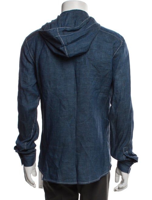 100% Capri Linen Denim Jacket