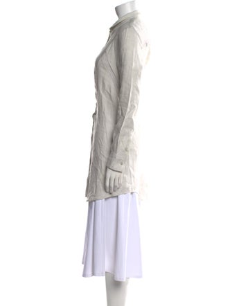 100% Capri Linen Long Sleeve Tunic