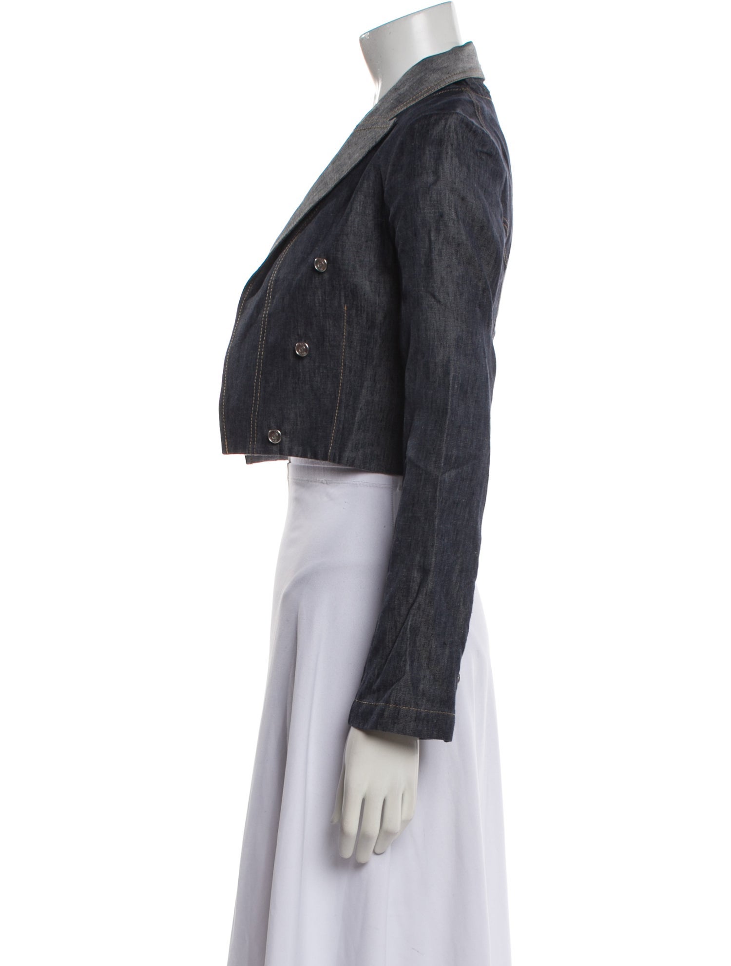 100% Capri Linen Striped Bolero