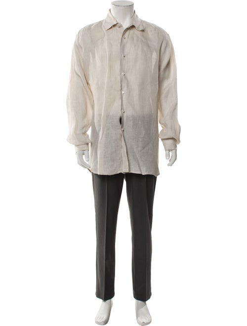 100% Capri Linen Long Sleeve Shirt