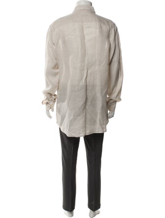 100% Capri Linen Long Sleeve Shirt
