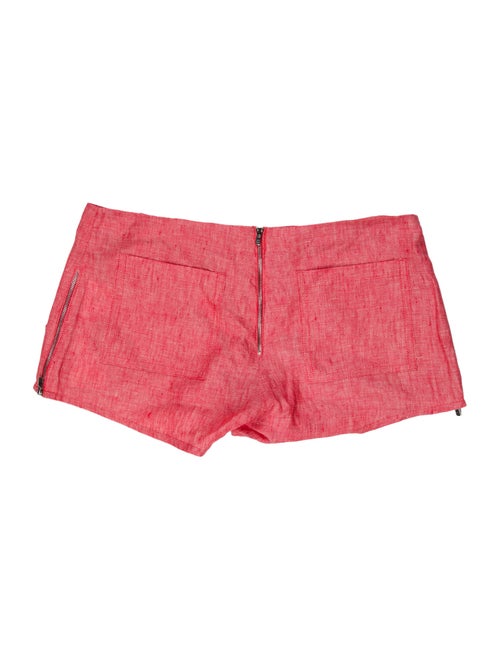 100% Capri Linen Mini Shorts