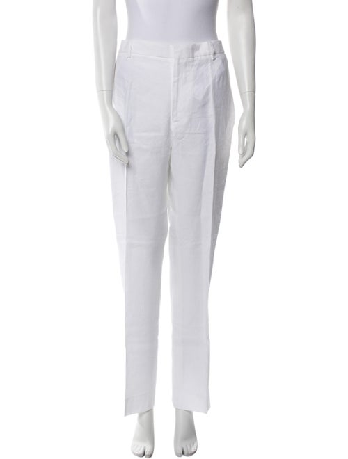 100% Capri Linen Straight Leg Pants