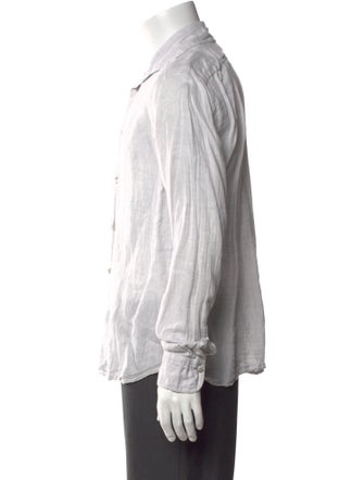 100% Capri Linen Long Sleeve Dress Shirt