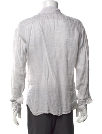 100% Capri Linen Long Sleeve Dress Shirt