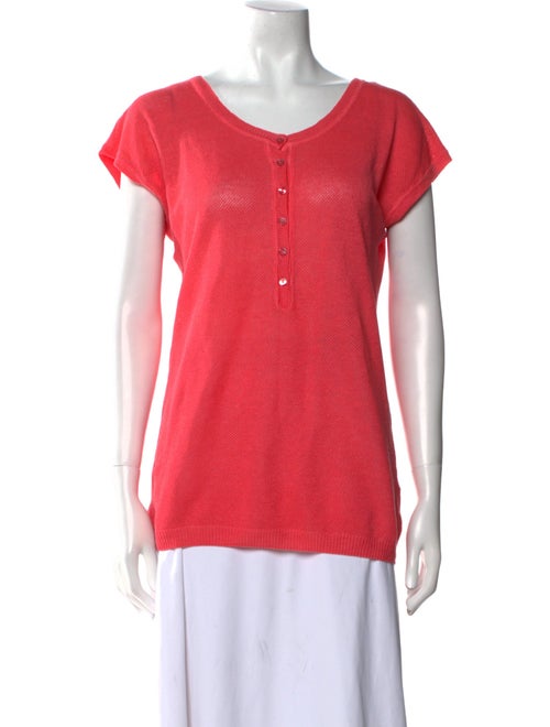 100% Capri Silk Scoop Neck T-Shirt