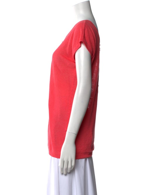 100% Capri Silk Scoop Neck T-Shirt