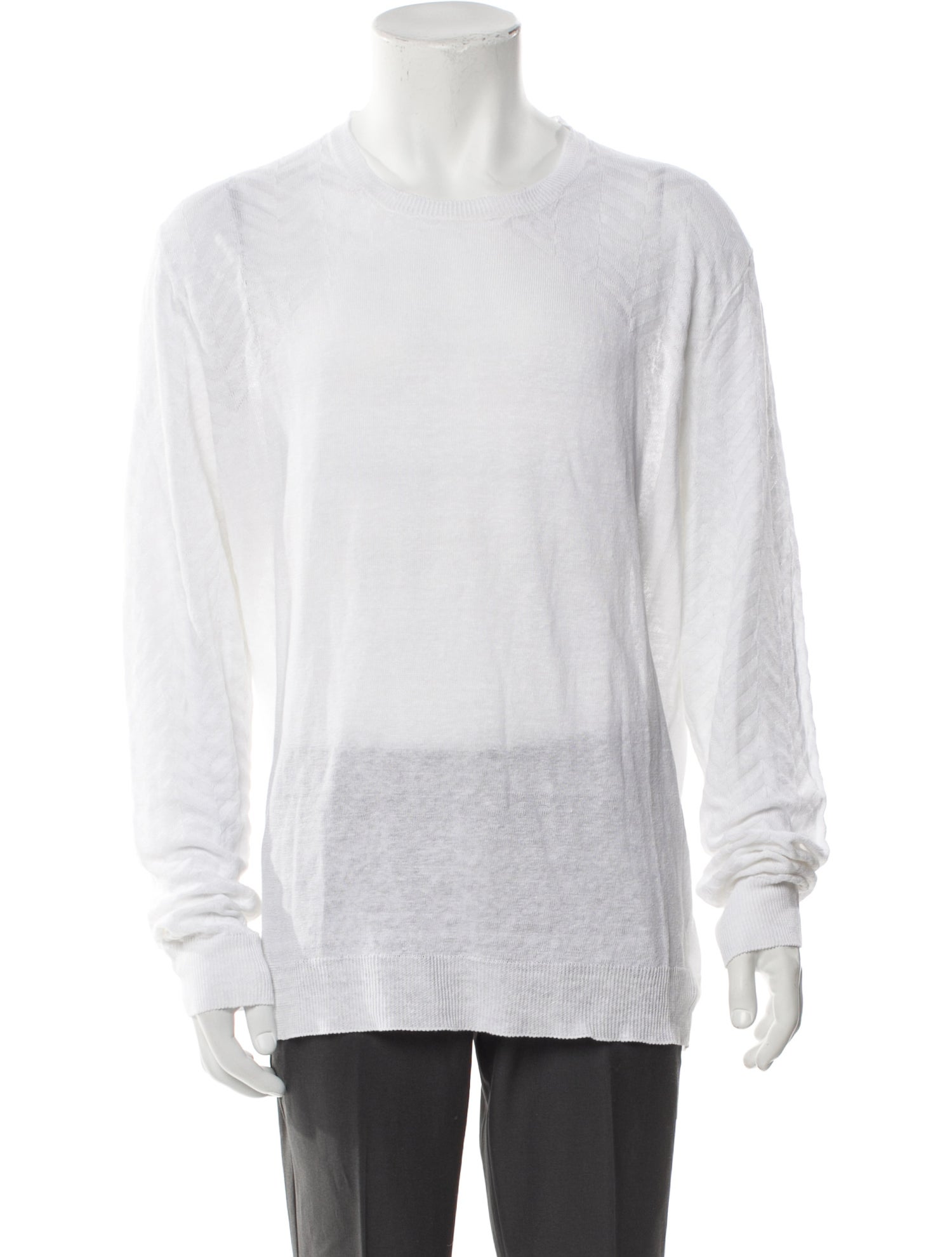 100% Capri Linen Crew Neck Pullover