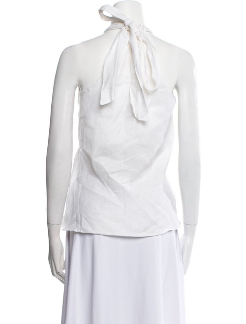 100% Capri Linen Halterneck Top