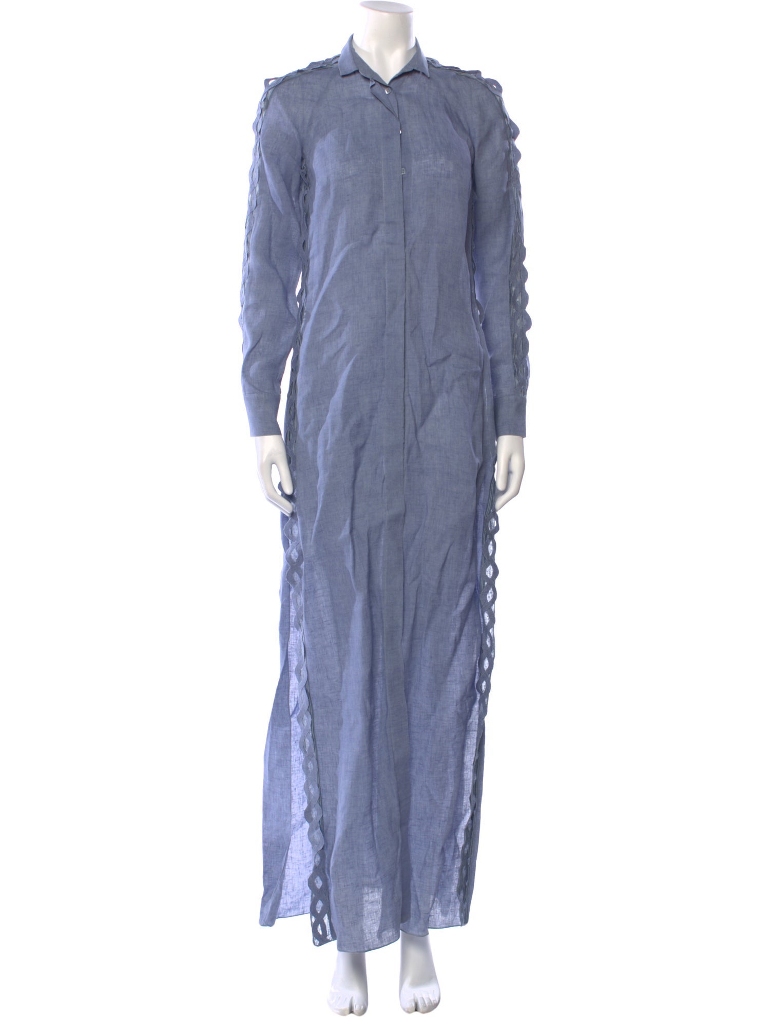 100% Capri Linen Long Dress
