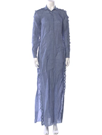 100% Capri Linen Long Dress