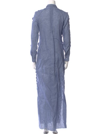 100% Capri Linen Long Dress