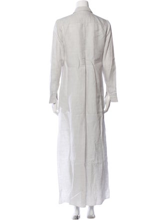 100% Capri Linen Long Dress