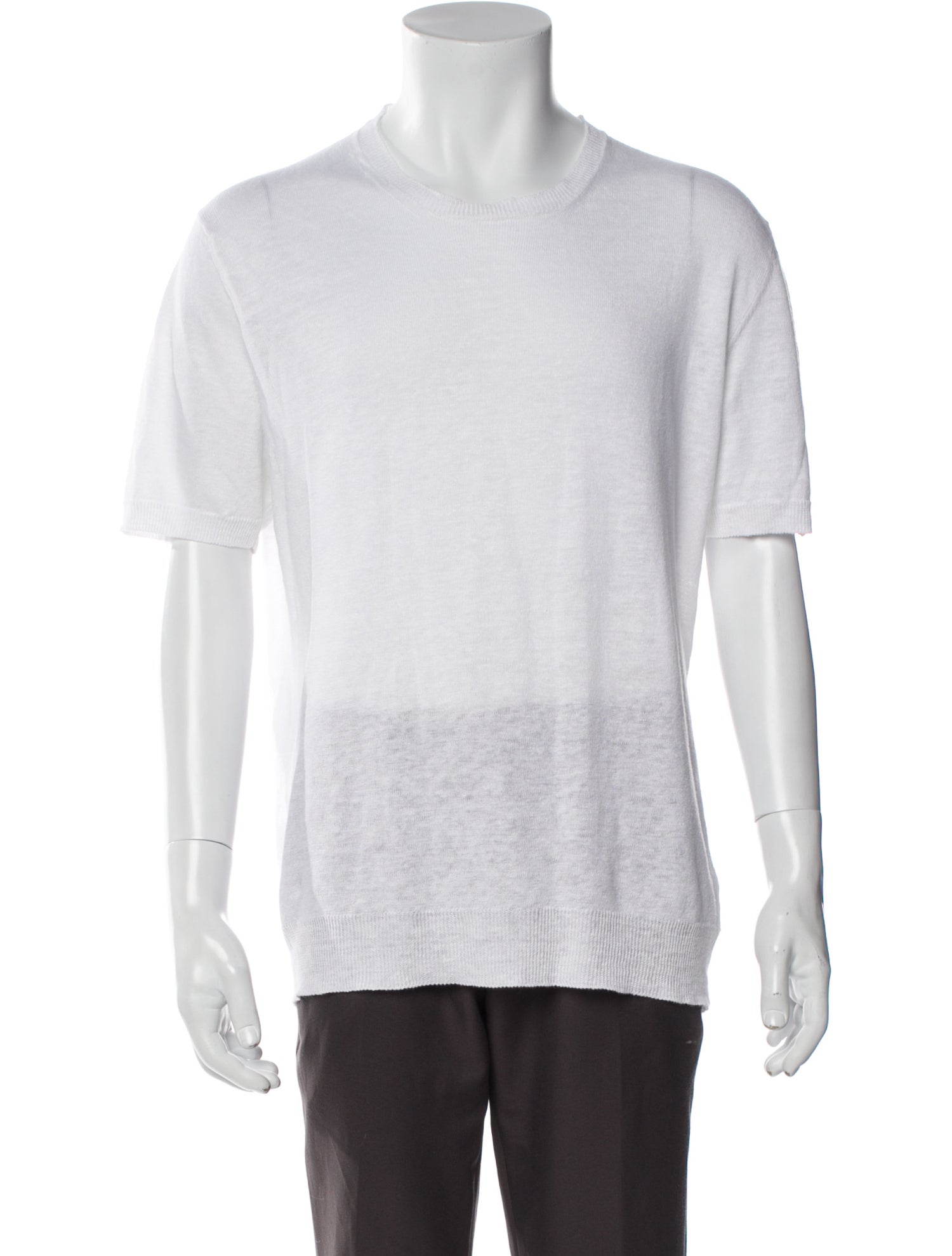 100% Capri Linen Crew Neck T-Shirt