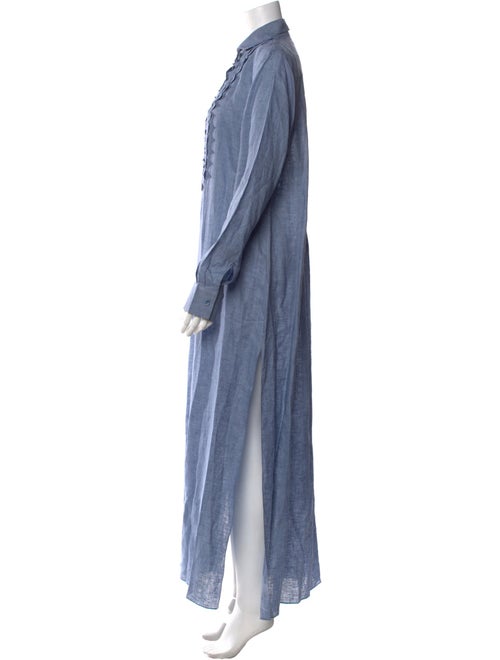 100% Capri Linen Long Dress