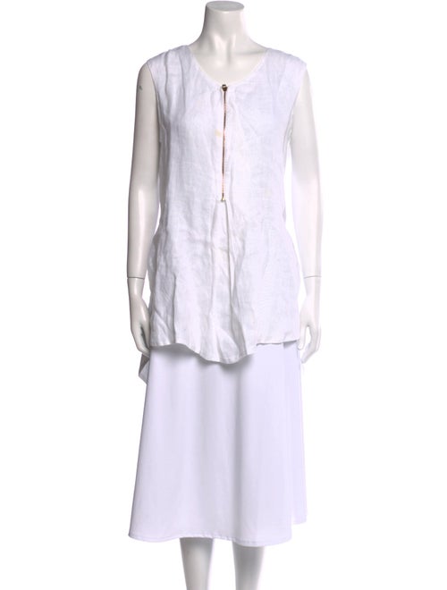 100% Capri Linen V-Neck Tunic
