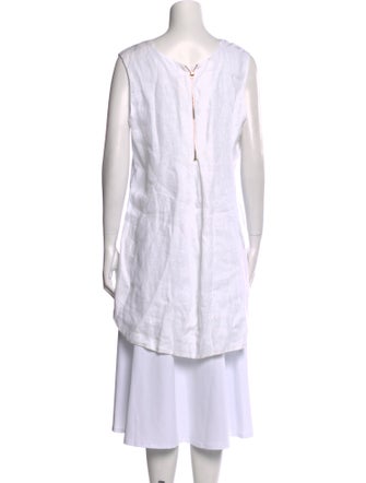100% Capri Linen V-Neck Tunic