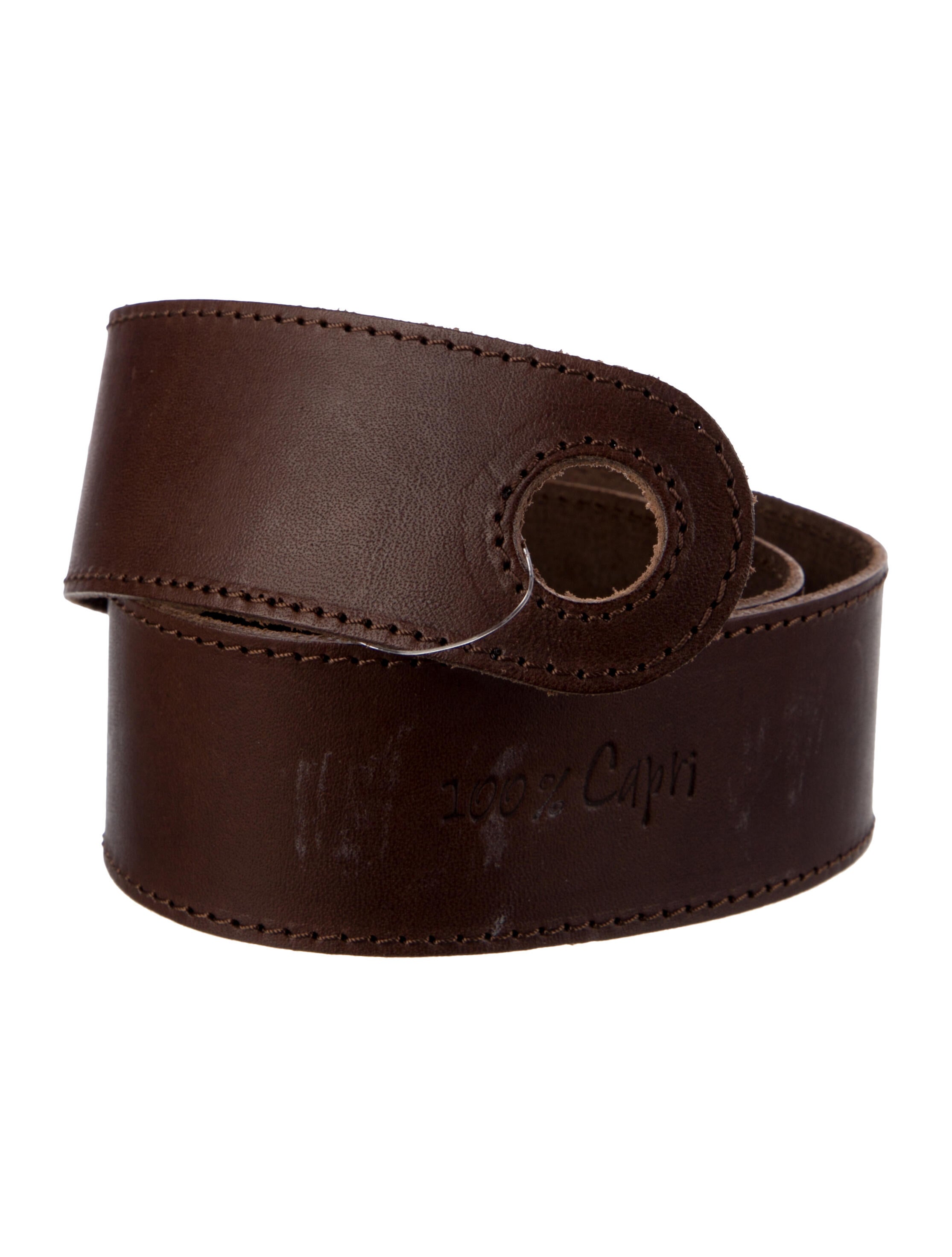 100% Capri Leather Waist Belt